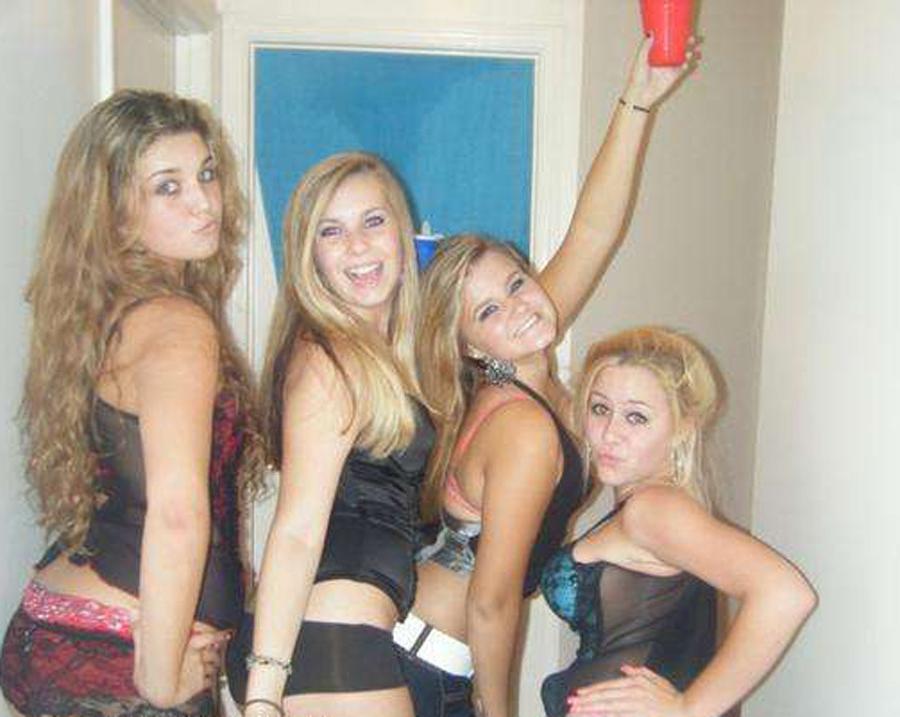 15P Drunk amateur blonde babes