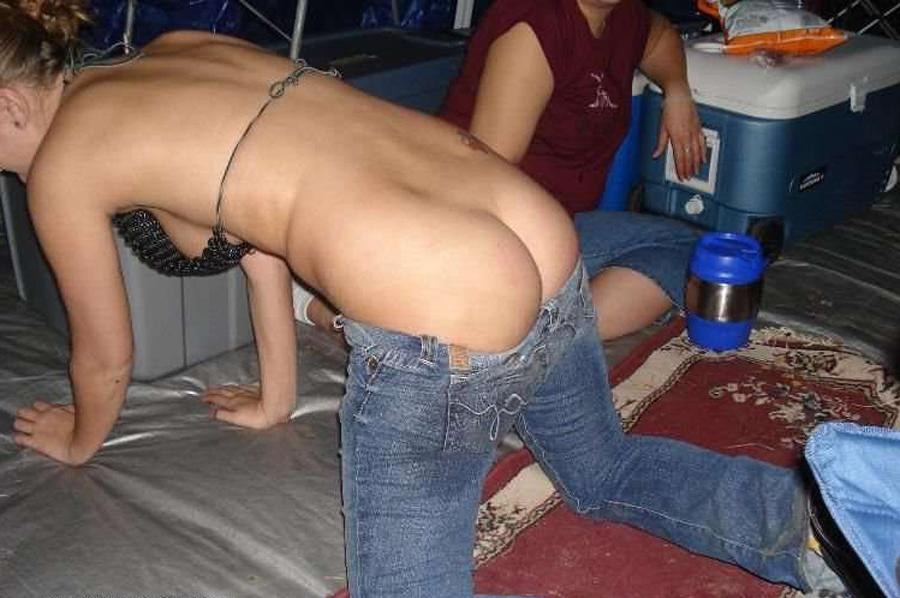 15P Drunk babes flashing their tits