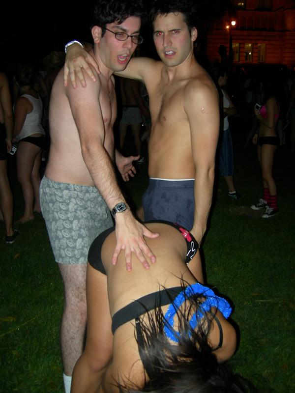 15P Wild amateur babes at a drunk party