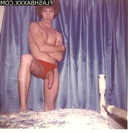 20P Young John Holmes wips out his giant cock