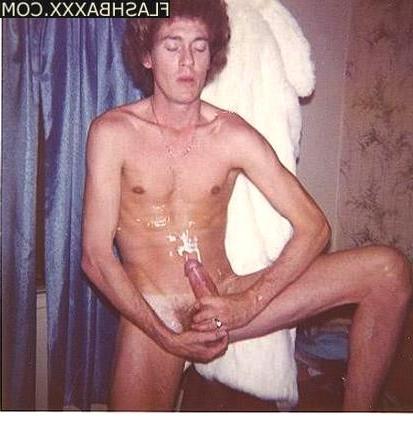 20P Young John Holmes wips out his giant cock