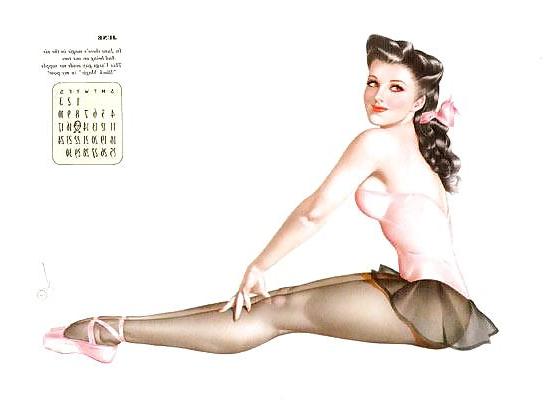 12P Erotic Calendar 2 - Pin-up calendar 1944