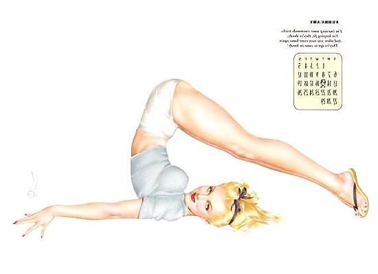 12P Erotic Calendar 2 - Pin-up calendar 1944