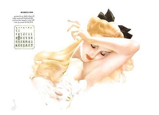 12P Erotic Calendar 2 - Pin-up calendar 1944