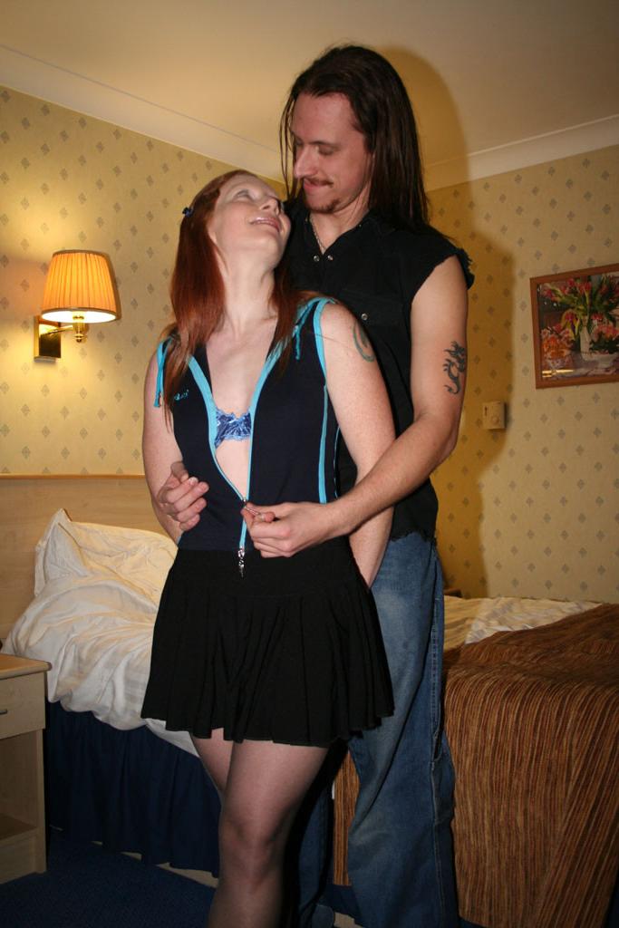 15P Real tattooed redhead gets banged