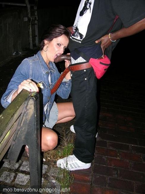 15P Carmen goes dogging and gets a huge black cock