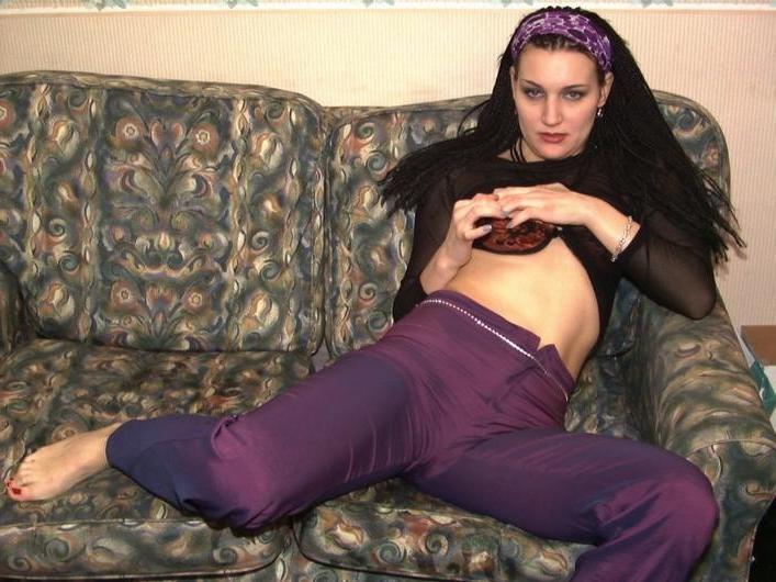 16P Dirty First Time Mom Stripping on the Couch