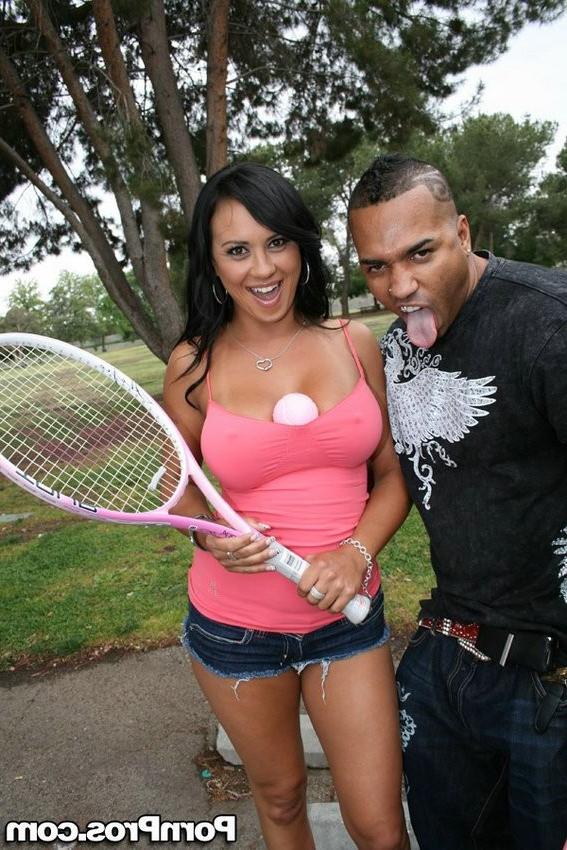 16P white hot chick riding a giant black dick