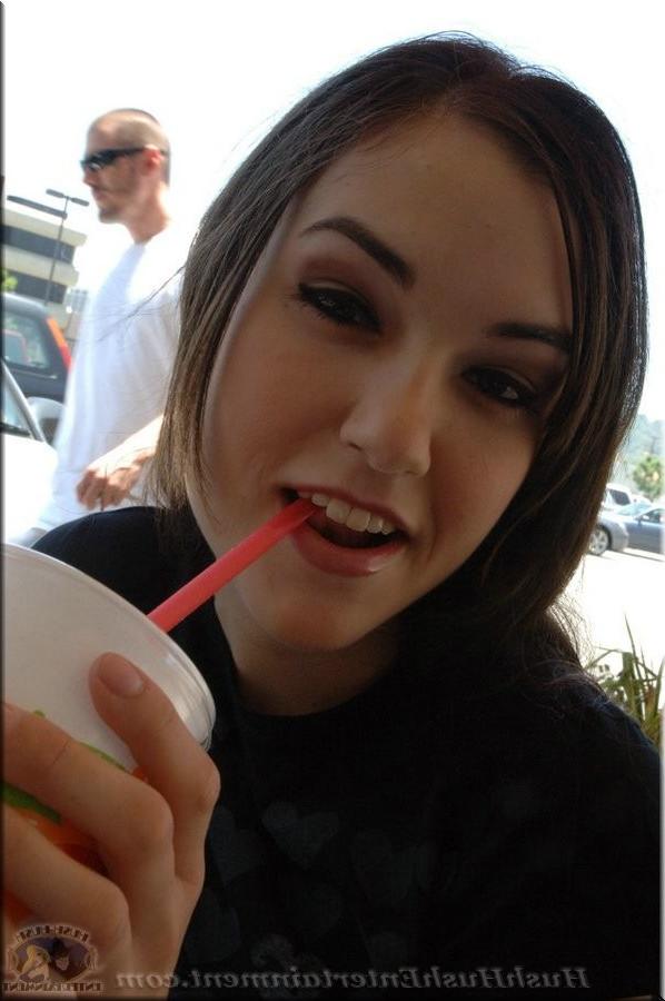 15P Sasha Grey loves to suck and fuck giant black penis