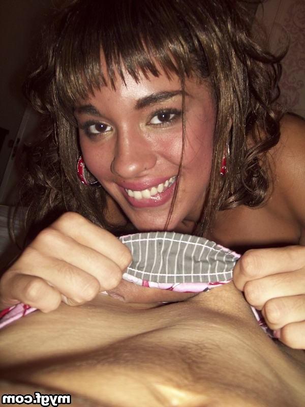 15P Amateur Latina GF with hairy butthole sucks and fucks BFs cock