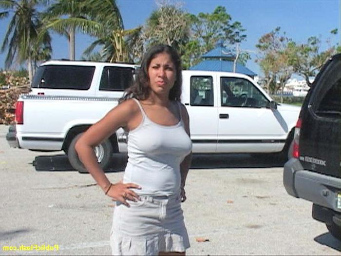 16P Busty Exhibitionisst Enjoys Romping Naked in Park