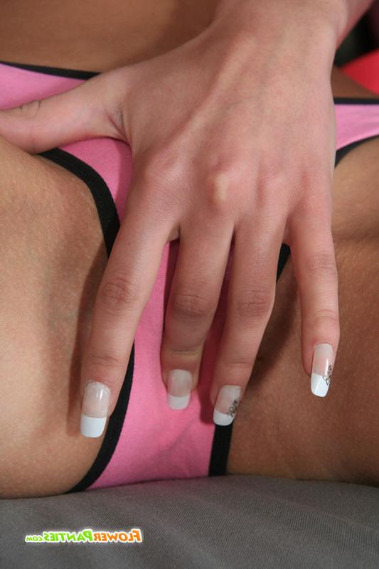 16P Barely legal ho's panties get wet with pussy juice