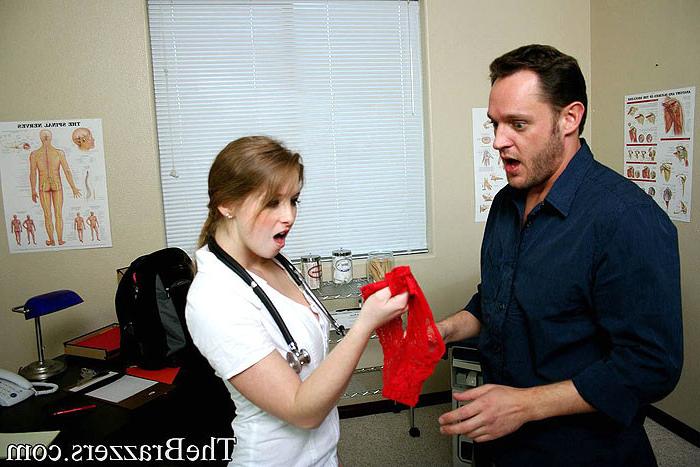 16P This horny nurse makes the doctor pay when she finds out he has been fucking one