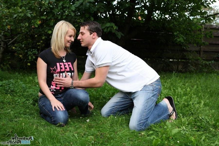 16P Russian teen shagged outdoors in a public park