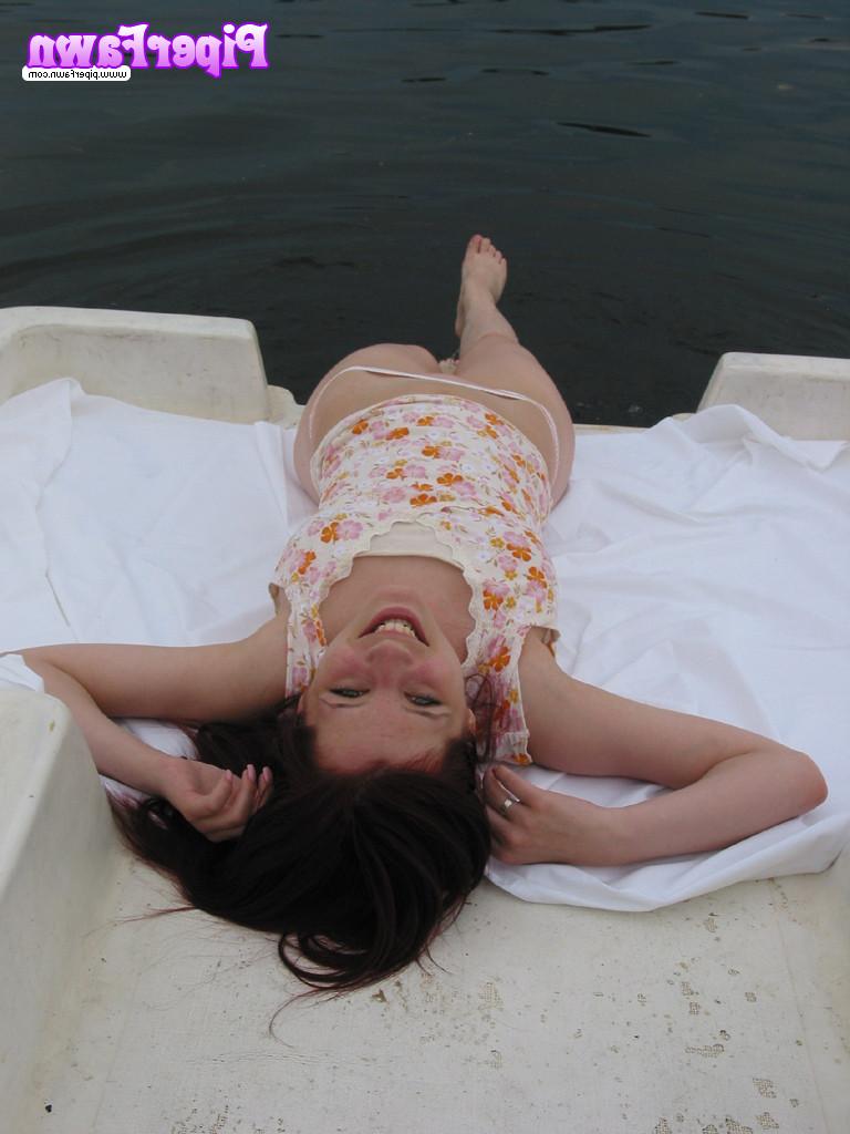 16P Busty redhead teen nude by lake