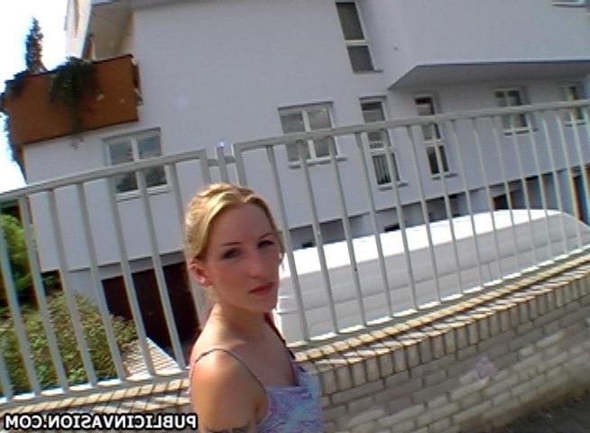 16P chick we found behind a dumpster does the nasty publicly