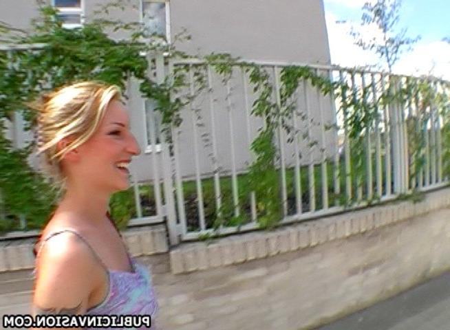 16P chick we found behind a dumpster does the nasty publicly