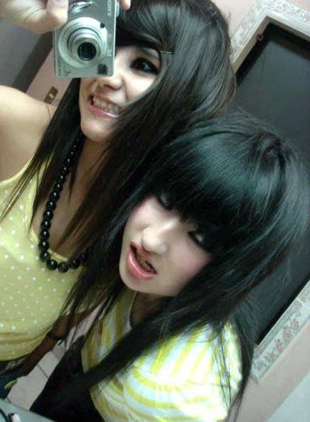 15P Young indie emo teens teasing in panties