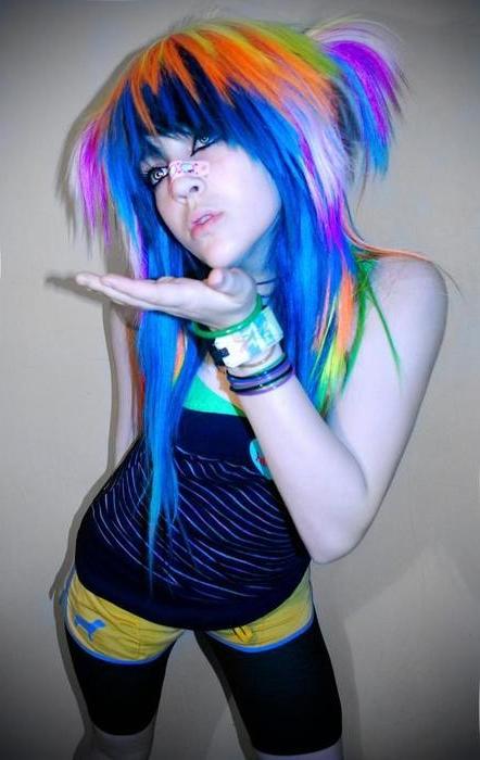 15P Young indie emo teens teasing in panties