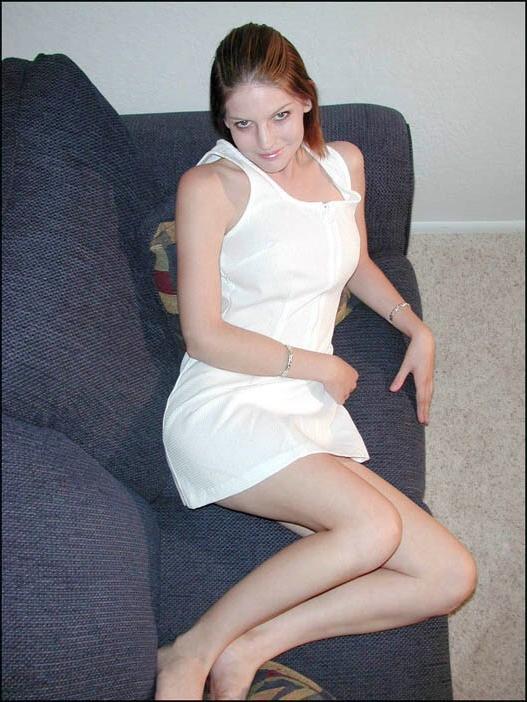 16P Teen shows her cum stained panties