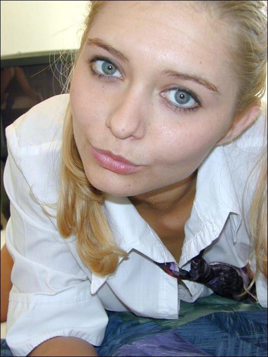 16P Teen shows her cum stained panties