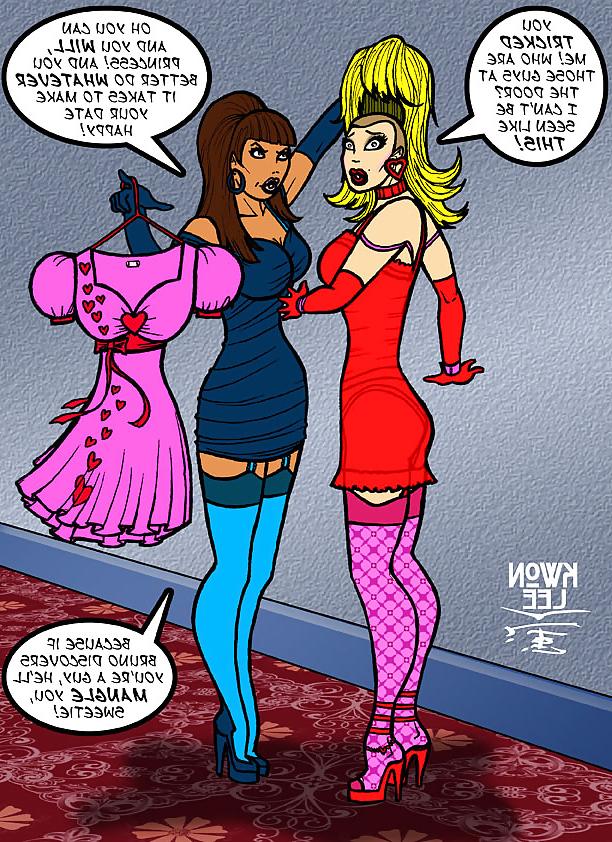25P Feminization and sissy toons IV