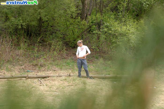 16P Bosomy young pleasure for a real piss hunter