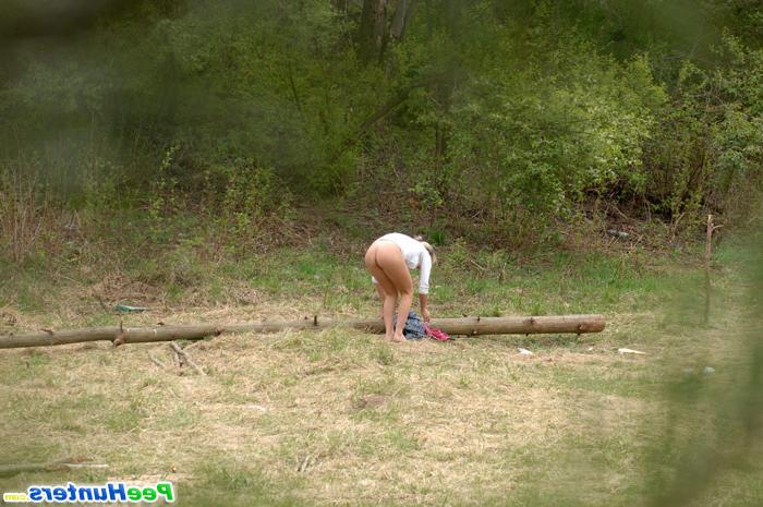 16P Bosomy young pleasure for a real piss hunter