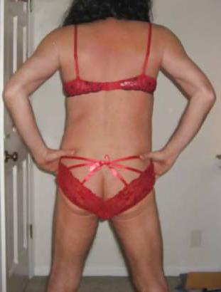 25P Sissy Loves Her Cage Back Panties