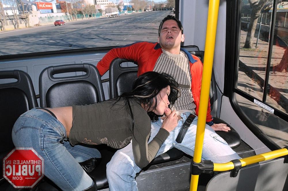 14P Sucked Off by Shemale on Mass Transit