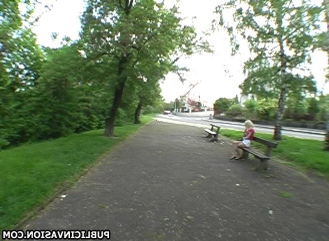 16P cheap slut taking the cock in the wide open park