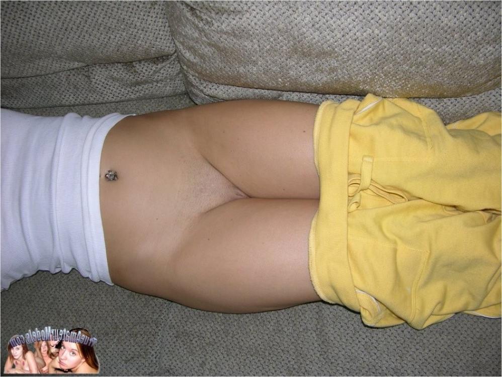15P red headed amateur spreads her tight butthole