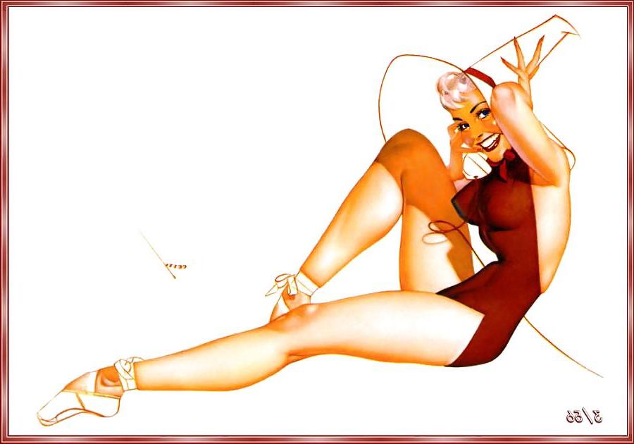 13P Erotic Calendar 12 - Petty Pin-ups 1956
