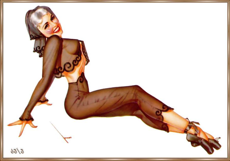 13P Erotic Calendar 12 - Petty Pin-ups 1956