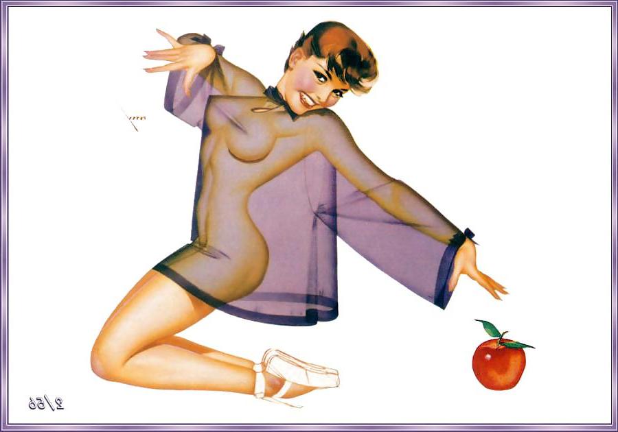 13P Erotic Calendar 12 - Petty Pin-ups 1956