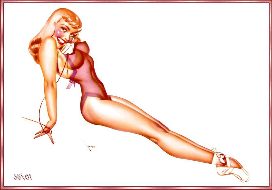 13P Erotic Calendar 12 - Petty Pin-ups 1956