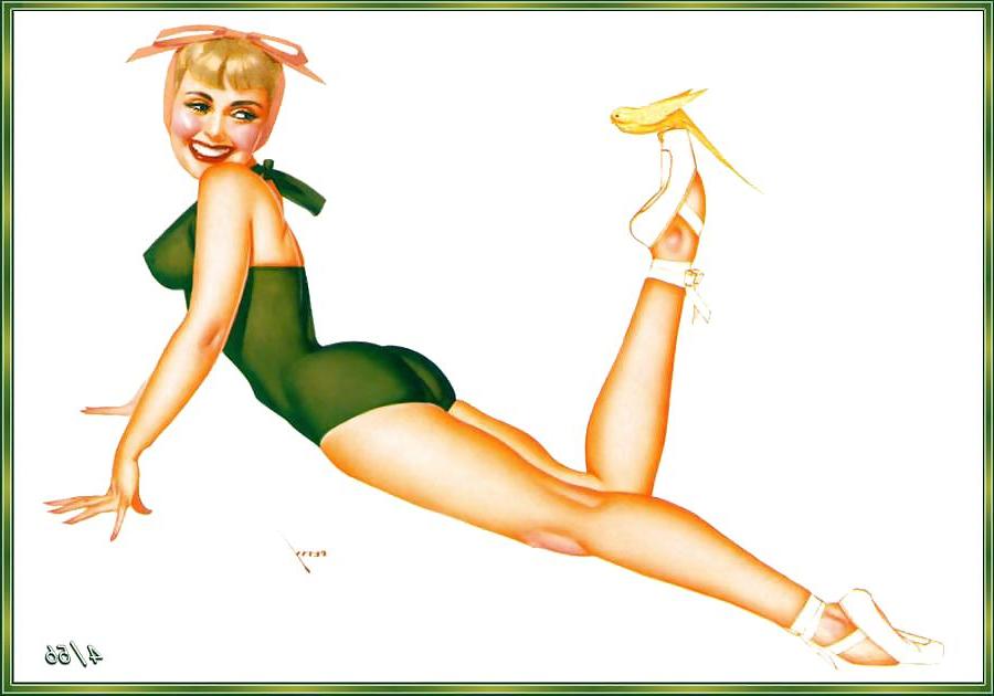 13P Erotic Calendar 12 - Petty Pin-ups 1956