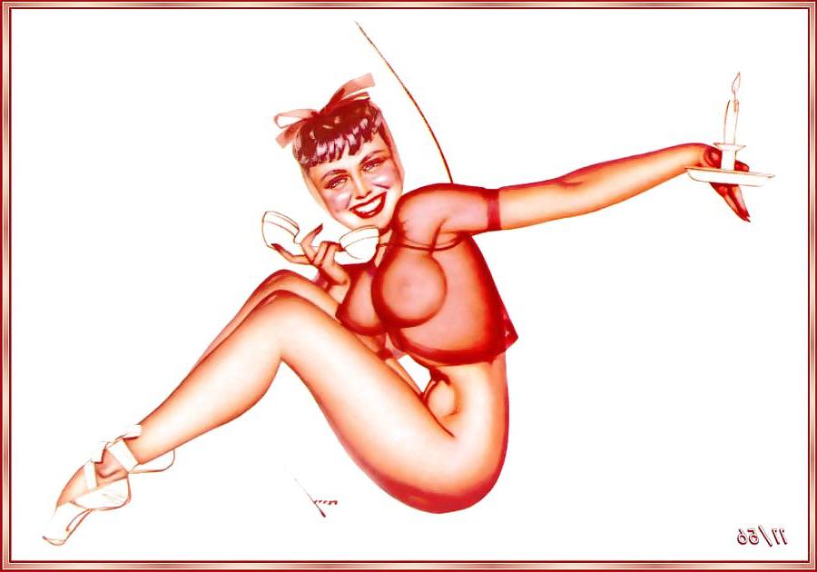 13P Erotic Calendar 12 - Petty Pin-ups 1956