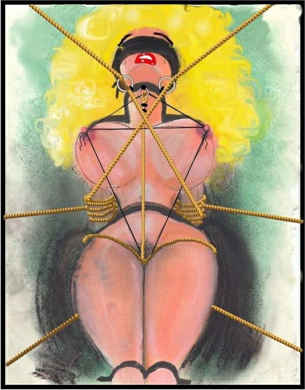 15P evil female dungeon bondage fetish sexual art