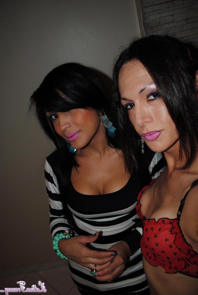 12P Behind the scenes of a porn tranny movie