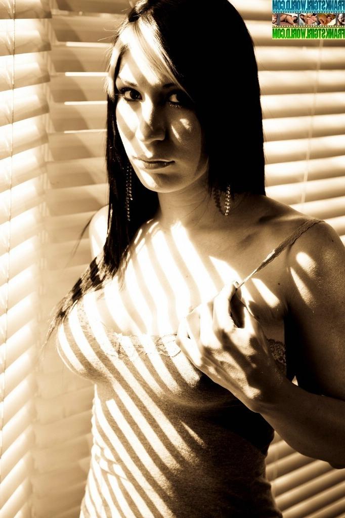 15P Beautiful and feminine shemale plays with her cock