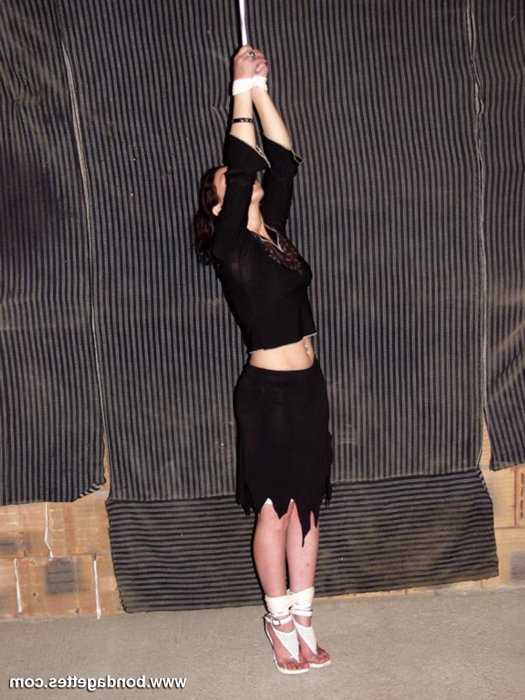 16P Cute teens clothed bondage and sexy young amateur sub