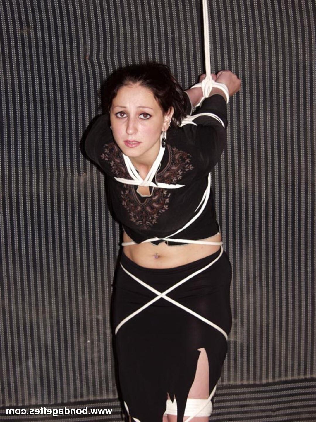 16P Cute teens clothed bondage and sexy young amateur sub