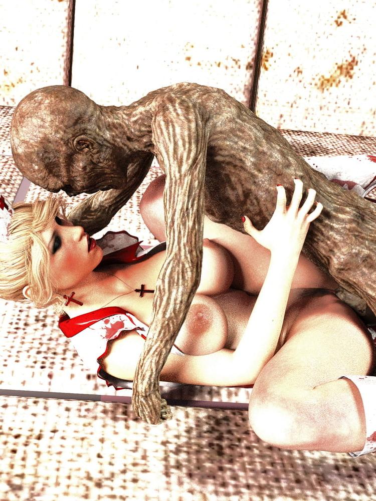 14P kinky nurse monster zombie