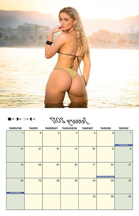 15P Miss BumBum 2017 calendar
