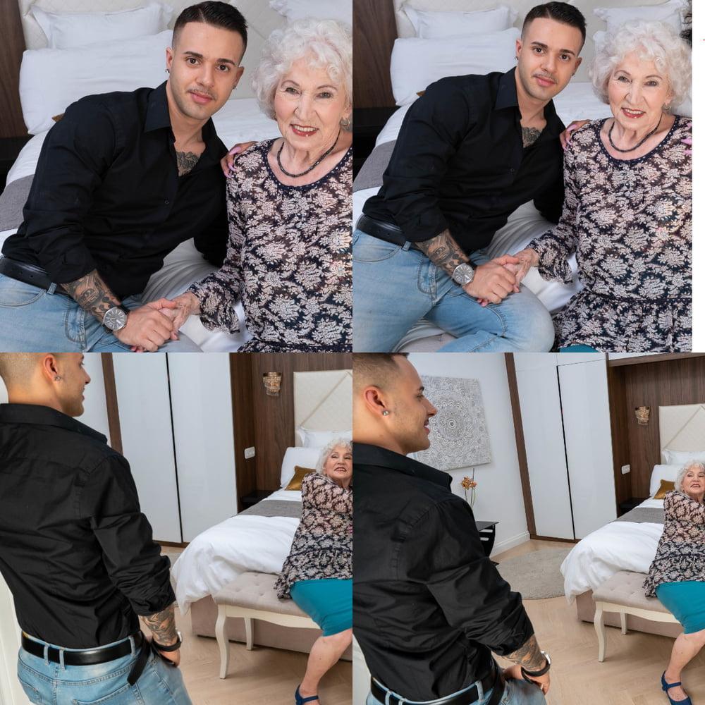 19P Granny Norma fuck another young man