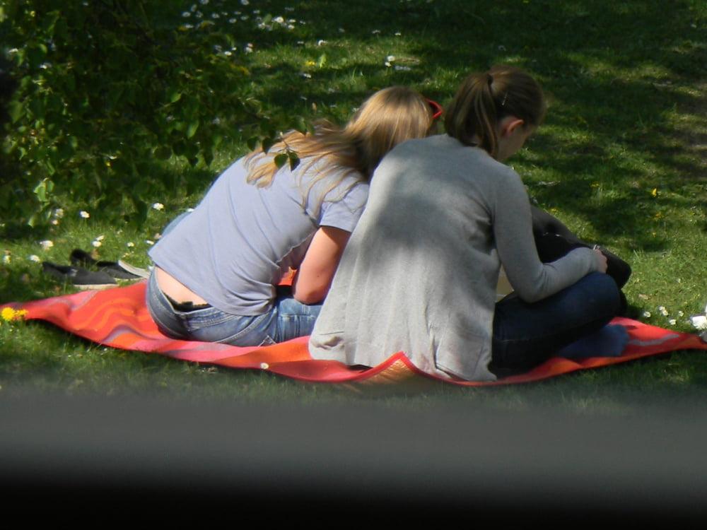 8P Two Teens In Park
