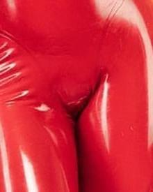 25P Leather cameltoe 12