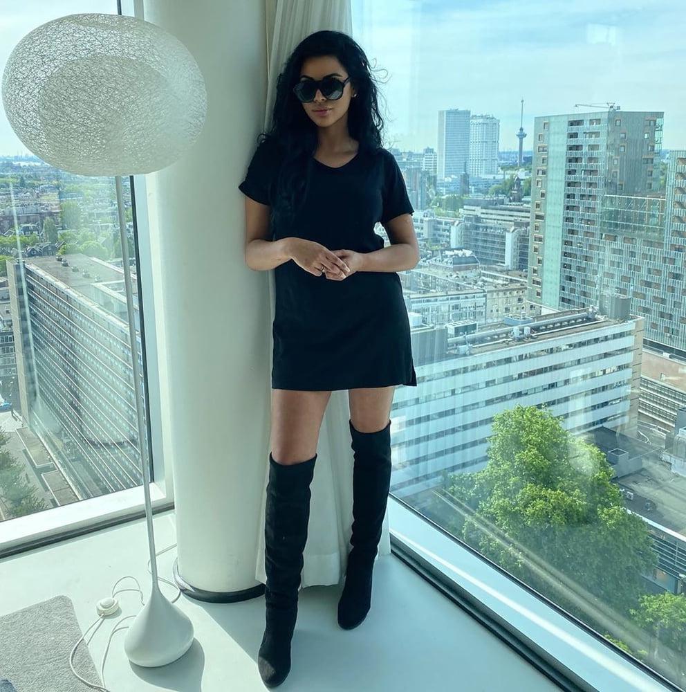 25P Dutch model and TV host Dounia