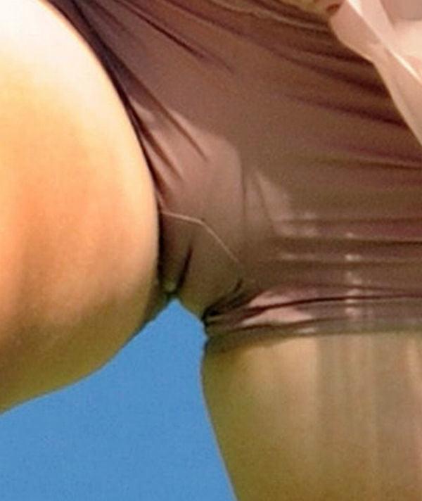 25P Caroline Wozniacki tennis cameltoe